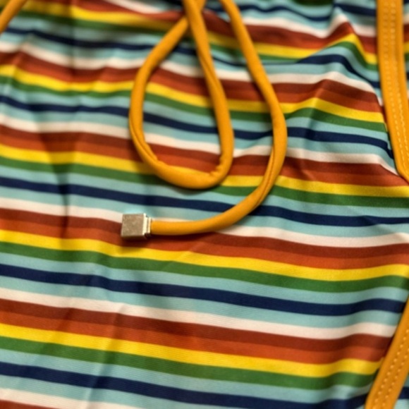 Striped Bikini Set + Matching Skirt - Picture 13 of 14